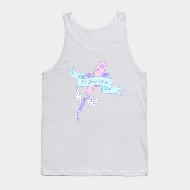 Not Your Babe Tank Top by Cosmic Queers